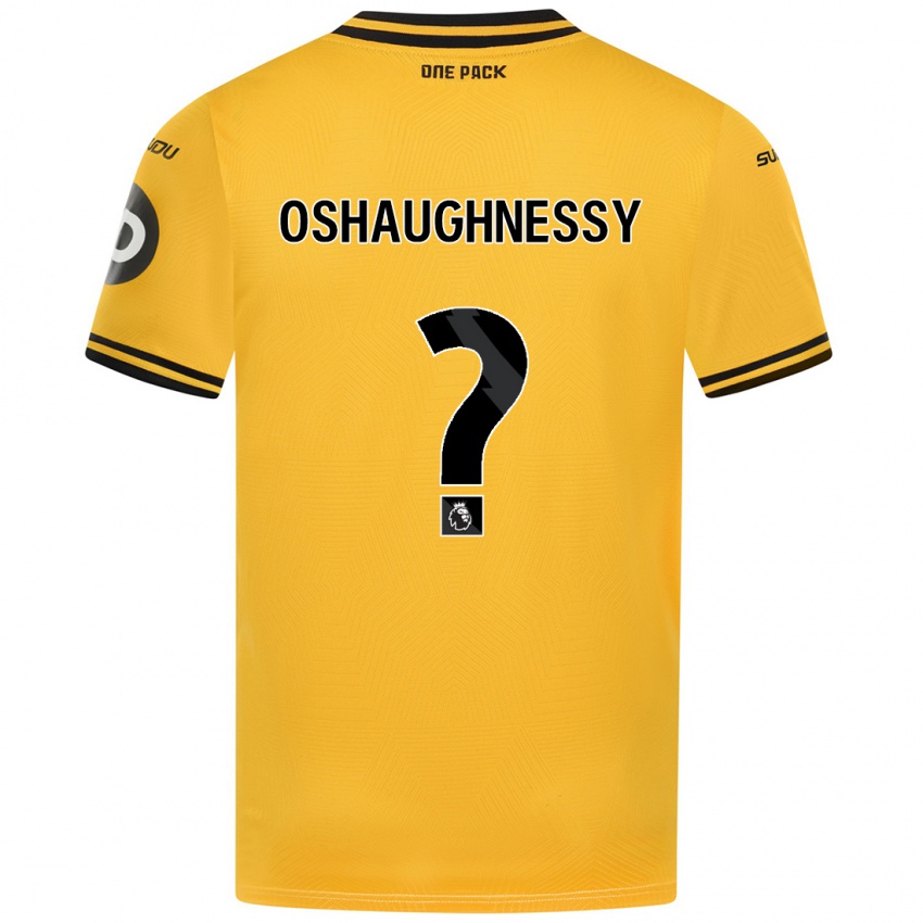 Børn Joe Oshaughnessy #0 Gul Hjemmebane Spillertrøjer 2024/25 Trøje T-Shirt