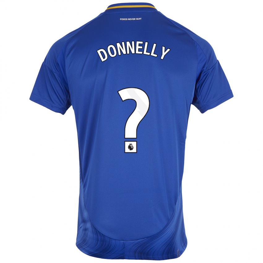 Børn Ryan Donnelly #0 Blå Hvid Hjemmebane Spillertrøjer 2024/25 Trøje T-Shirt