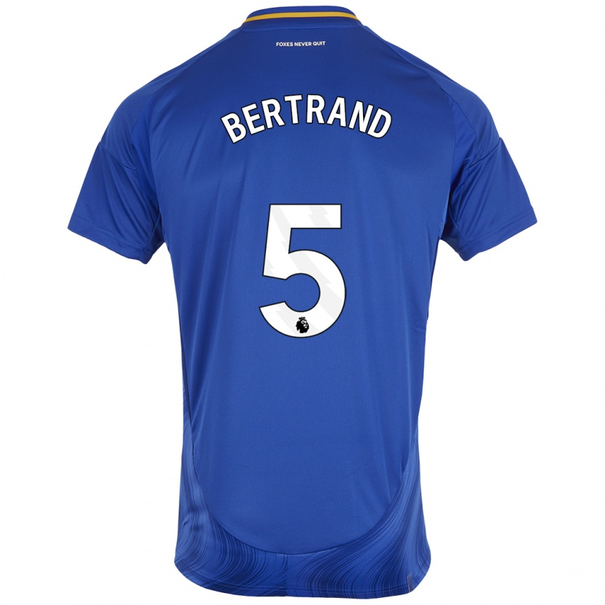 Børn Ryan Bertrand #5 Blå Hvid Hjemmebane Spillertrøjer 2024/25 Trøje T-Shirt