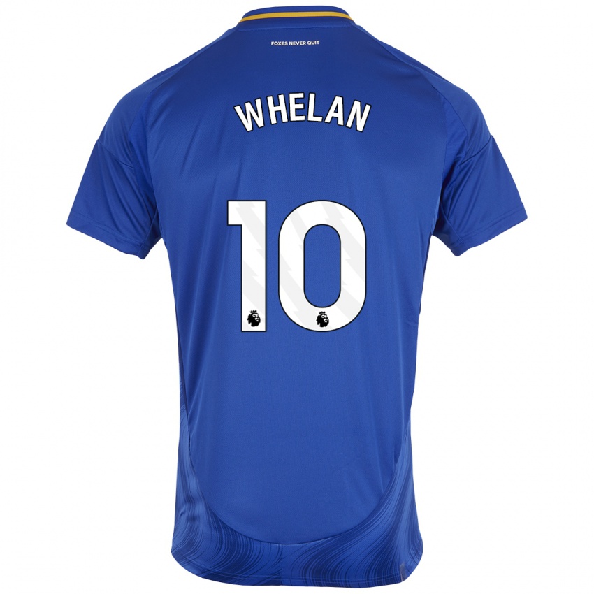 Børn Aileen Whelan #10 Blå Hvid Hjemmebane Spillertrøjer 2024/25 Trøje T-Shirt