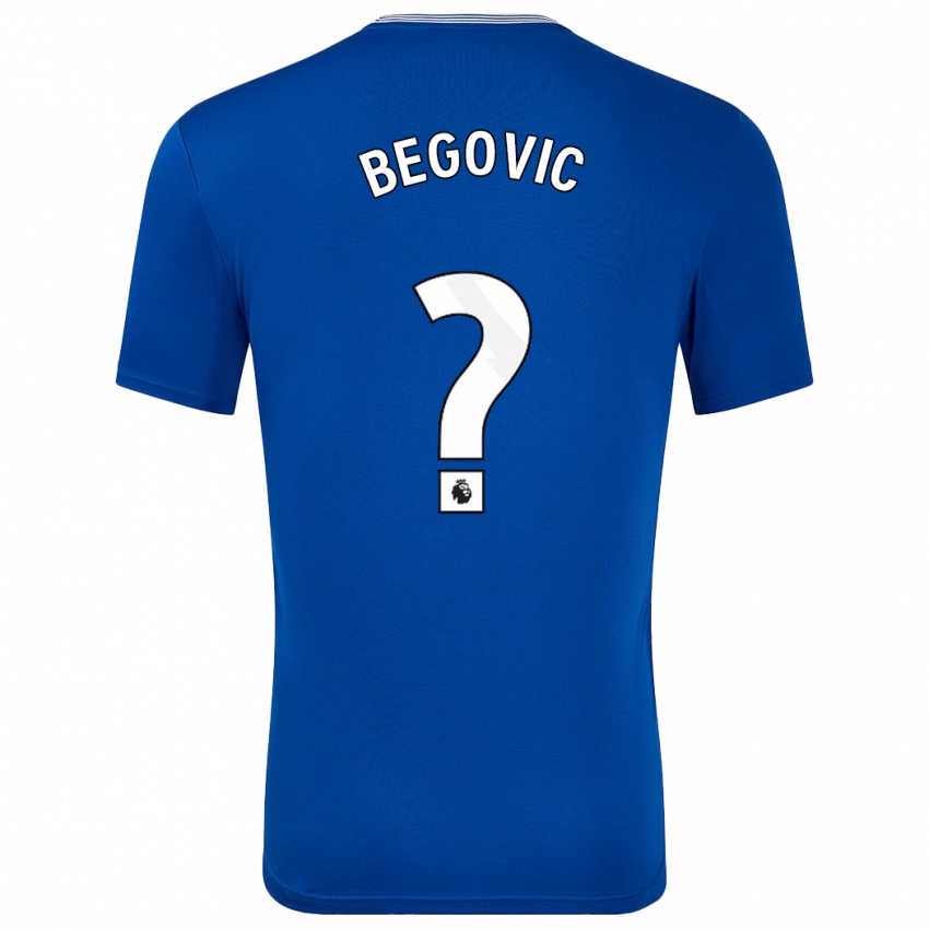 Børn Asmir Begovic #0 Blå Med Hjemmebane Spillertrøjer 2024/25 Trøje T-Shirt