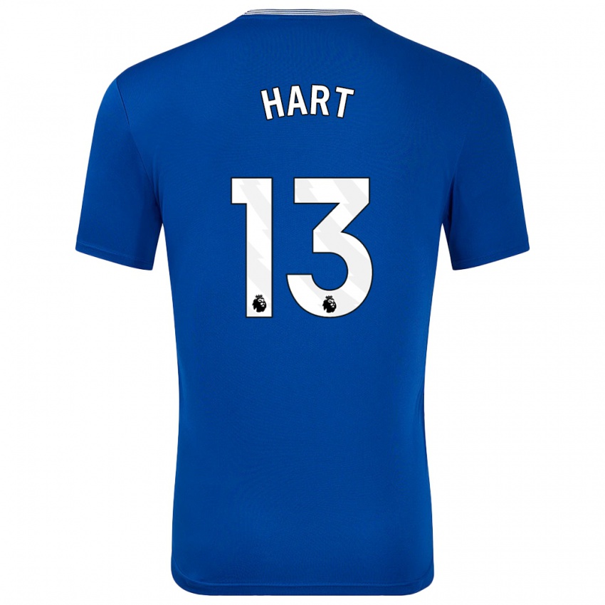 Børn Libby Hart #13 Blå Med Hjemmebane Spillertrøjer 2024/25 Trøje T-Shirt