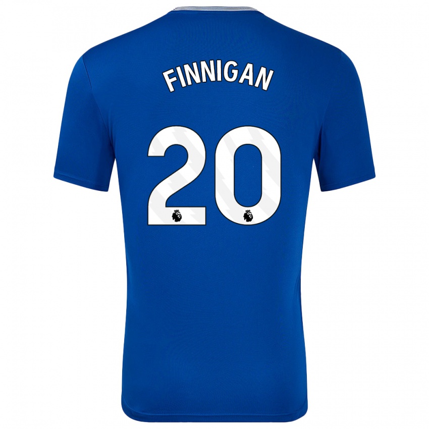 Børn Megan Finnigan #20 Blå Med Hjemmebane Spillertrøjer 2024/25 Trøje T-Shirt