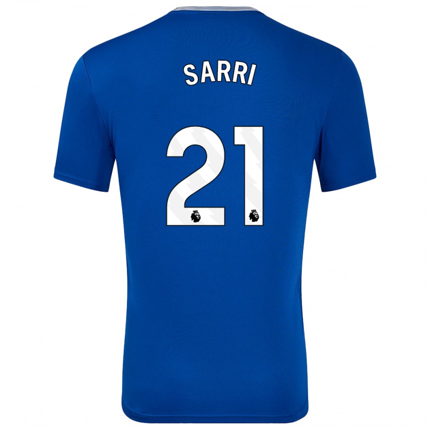 Børn Veatriki Sarri #21 Blå Med Hjemmebane Spillertrøjer 2024/25 Trøje T-Shirt