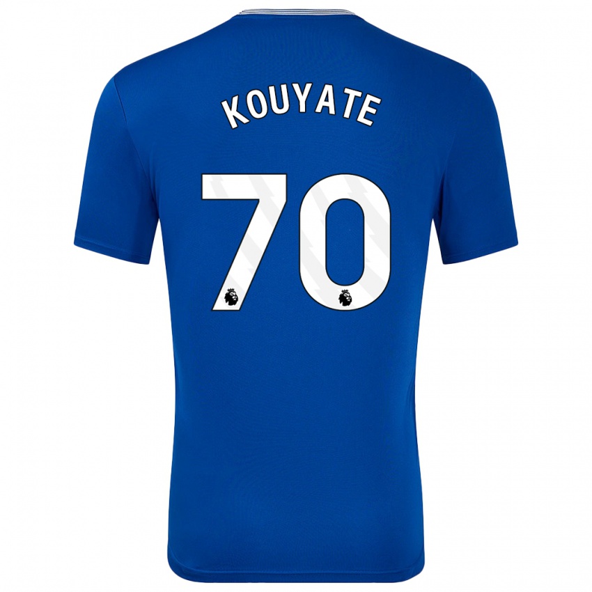 Børn Katia Kouyate #70 Blå Med Hjemmebane Spillertrøjer 2024/25 Trøje T-Shirt