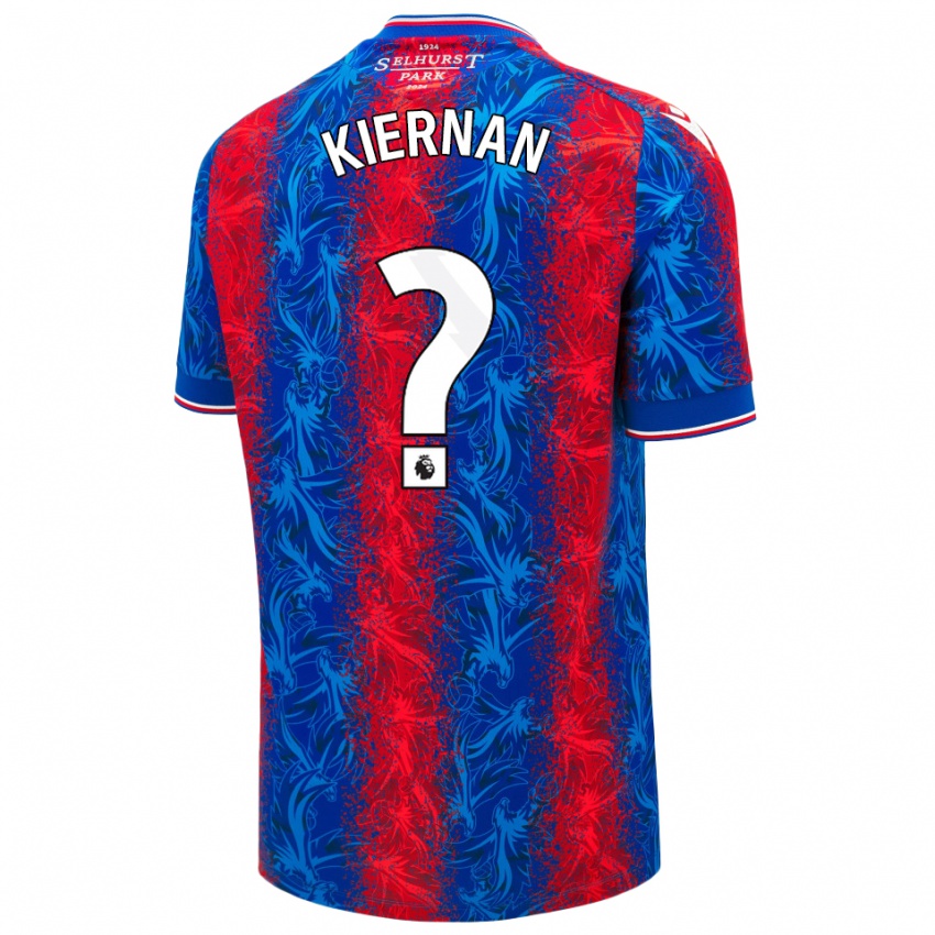 Børn Brendan Kiernan #0 Røde Blå Striber Hjemmebane Spillertrøjer 2024/25 Trøje T-Shirt