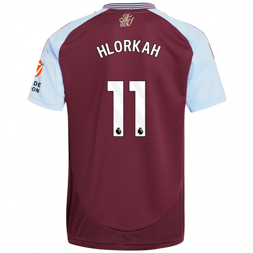 Børn Chantelle Boye-Hlorkah #11 Burgund Himmelblå Hjemmebane Spillertrøjer 2024/25 Trøje T-Shirt