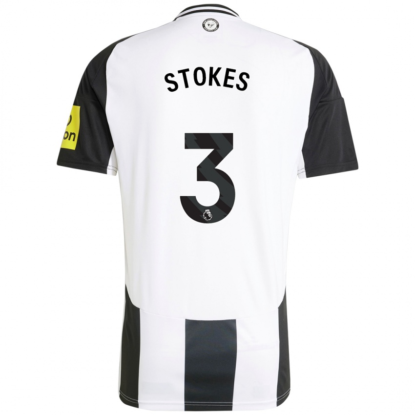 Børn Demi Stokes #3 Hvid Sort Hjemmebane Spillertrøjer 2024/25 Trøje T-Shirt