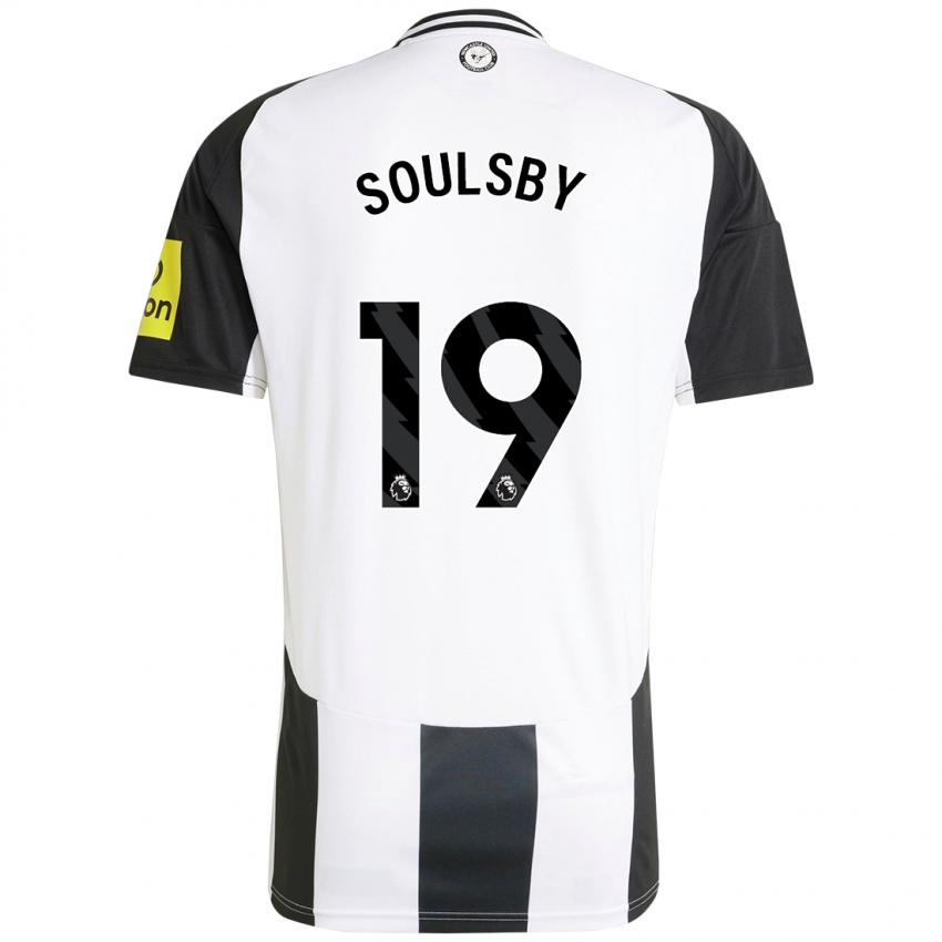 Børn Anna Soulsby #19 Hvid Sort Hjemmebane Spillertrøjer 2024/25 Trøje T-Shirt