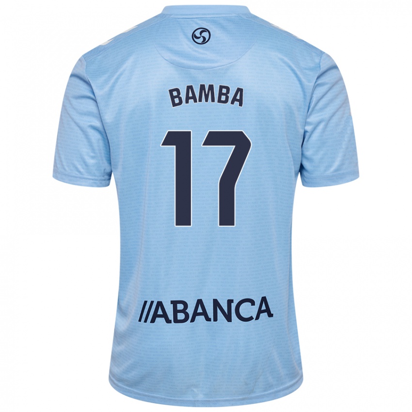 Børn Jonathan Bamba #17 Himmelblå Hjemmebane Spillertrøjer 2024/25 Trøje T-Shirt