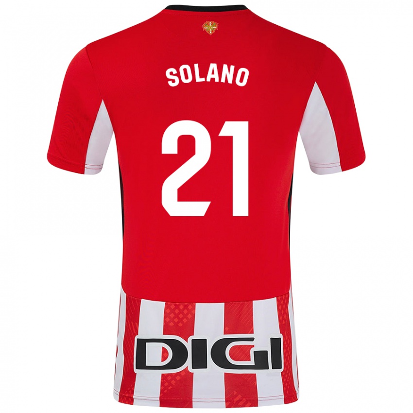 Børn Bibiane Schulze-Solano #21 Rød Hvid Hjemmebane Spillertrøjer 2024/25 Trøje T-Shirt