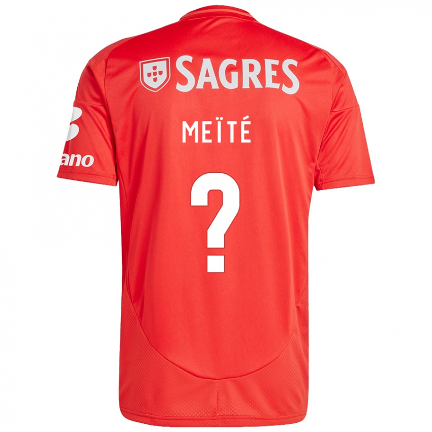 Børn Soualiho Meïté #0 Rød Hvid Hjemmebane Spillertrøjer 2024/25 Trøje T-Shirt