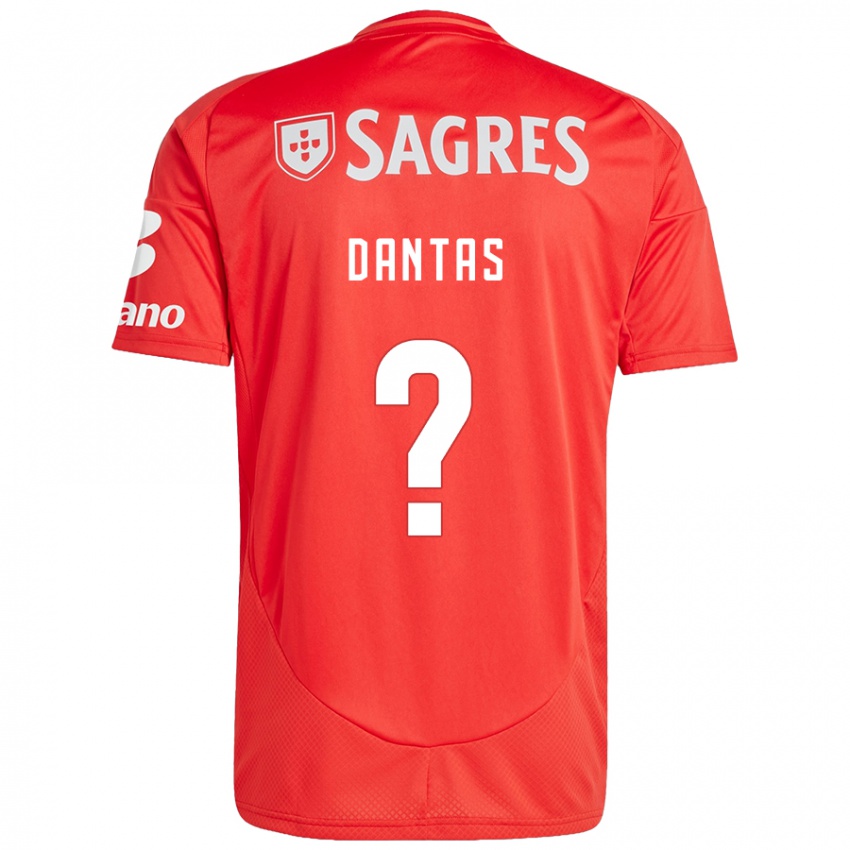 Børn Tiago Dantas #0 Rød Hvid Hjemmebane Spillertrøjer 2024/25 Trøje T-Shirt