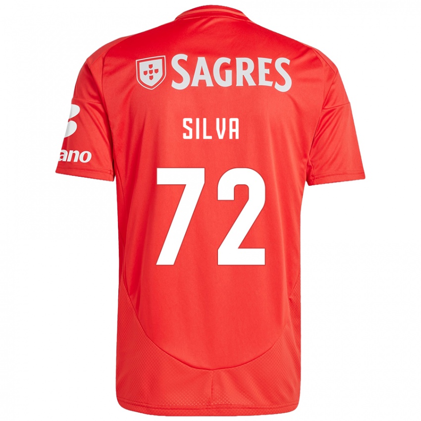 Børn Matilde Silva #72 Rød Hvid Hjemmebane Spillertrøjer 2024/25 Trøje T-Shirt