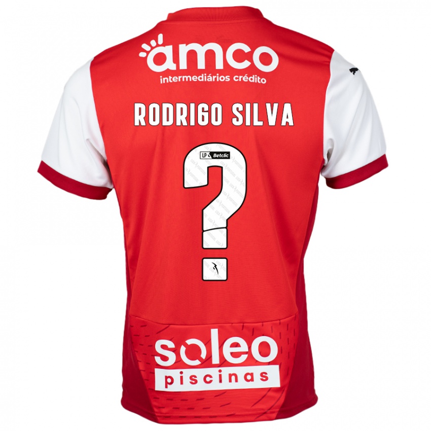 Børn Rodrigo Silva #0 Rød Hvid Hjemmebane Spillertrøjer 2024/25 Trøje T-Shirt