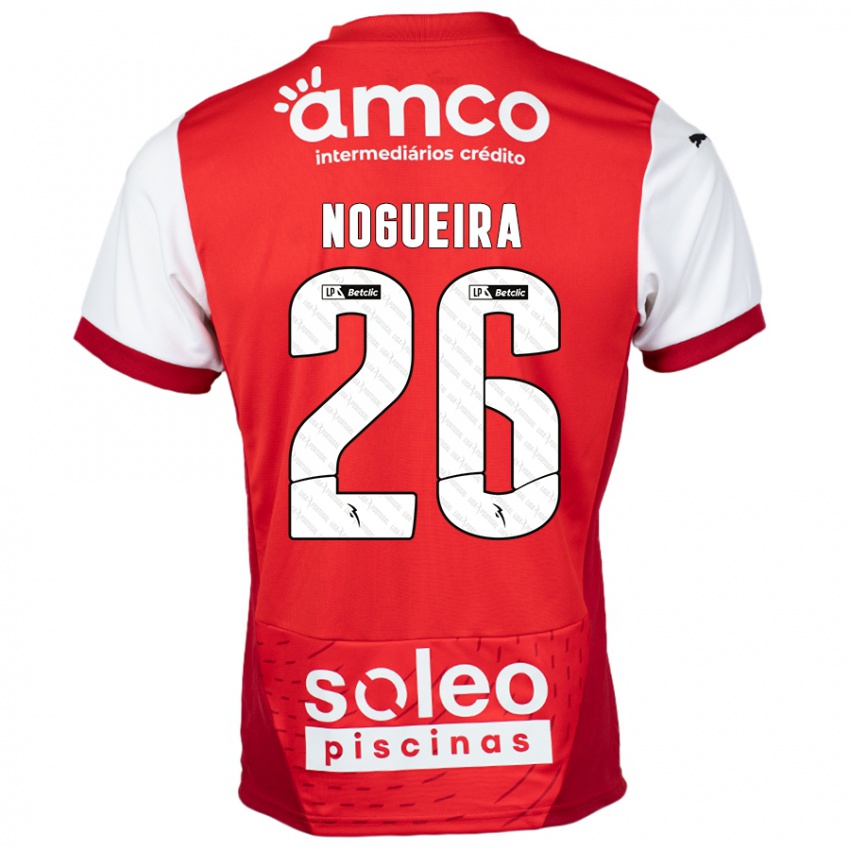 Børn Ana Nogueira #26 Rød Hvid Hjemmebane Spillertrøjer 2024/25 Trøje T-Shirt