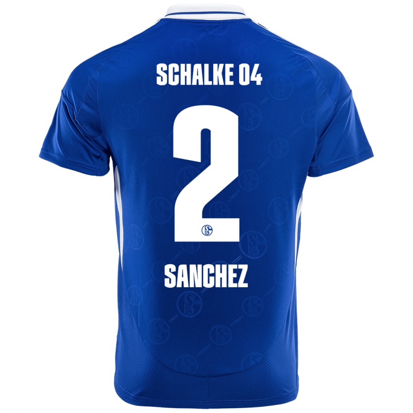 Børn Felipe Sánchez #2 Kongeblå Hjemmebane Spillertrøjer 2024/25 Trøje T-Shirt