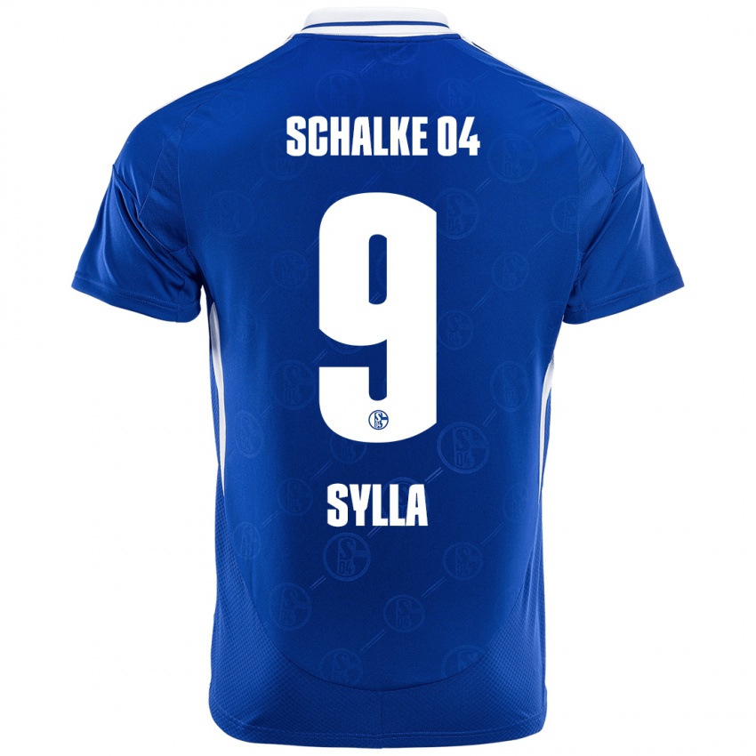 Børn Moussa Sylla #9 Kongeblå Hjemmebane Spillertrøjer 2024/25 Trøje T-Shirt