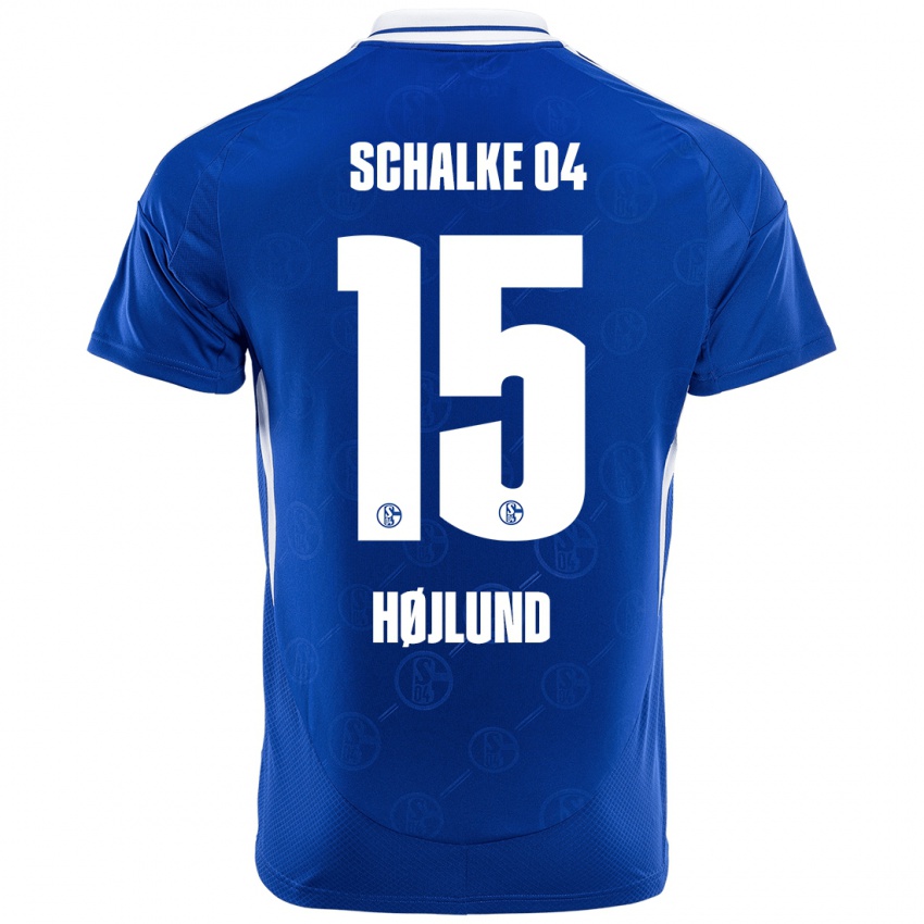 Børn Emil Højlund #15 Kongeblå Hjemmebane Spillertrøjer 2024/25 Trøje T-Shirt