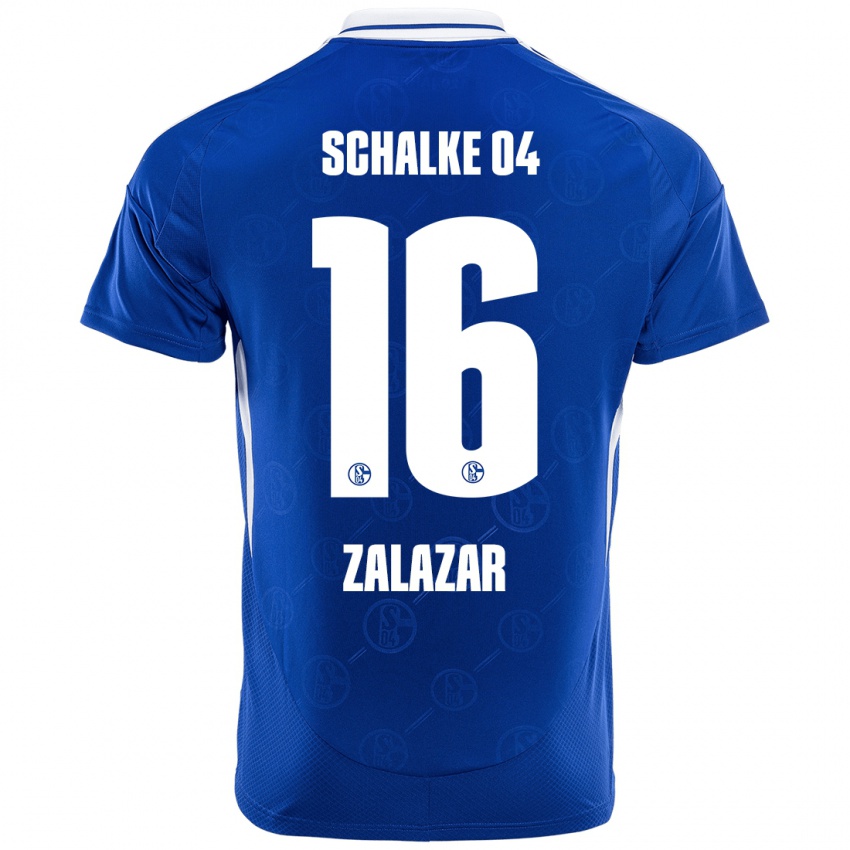 Børn Mauro Zalazar #16 Kongeblå Hjemmebane Spillertrøjer 2024/25 Trøje T-Shirt