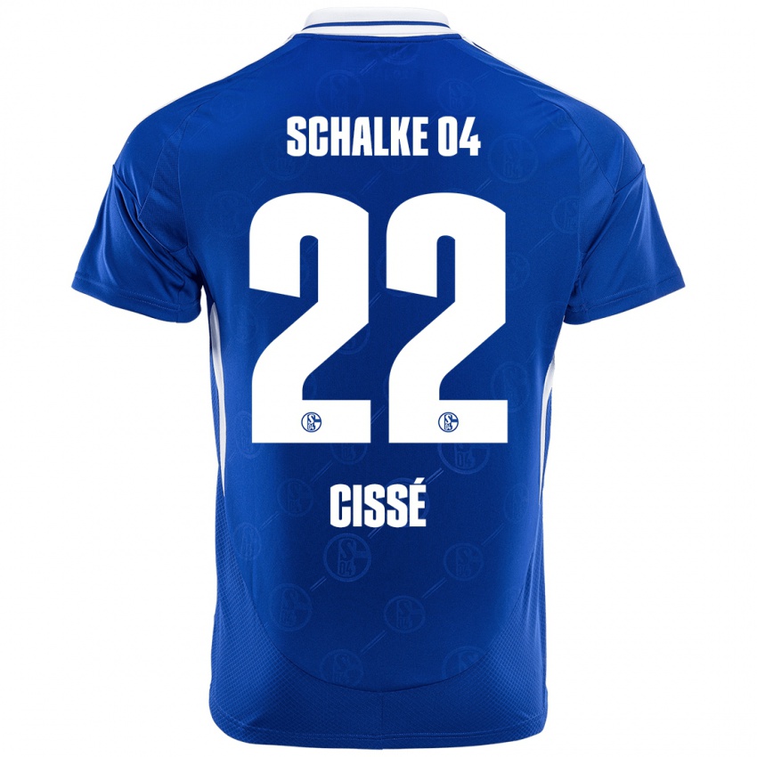 Børn Ibrahima Cissé #22 Kongeblå Hjemmebane Spillertrøjer 2024/25 Trøje T-Shirt