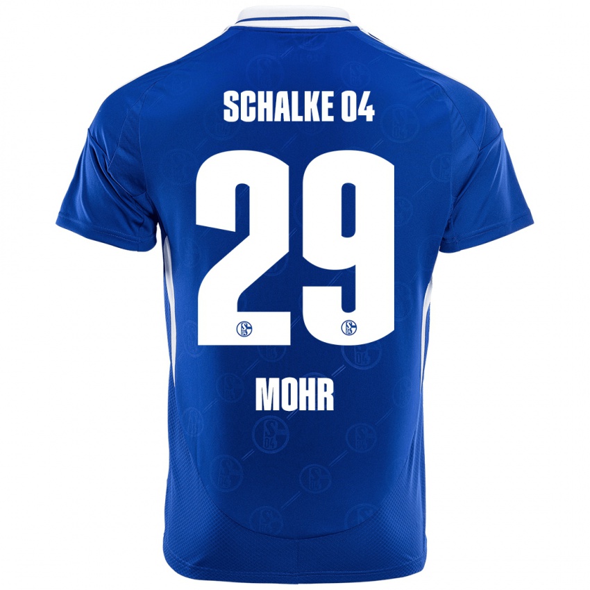 Børn Tobias Mohr #29 Kongeblå Hjemmebane Spillertrøjer 2024/25 Trøje T-Shirt