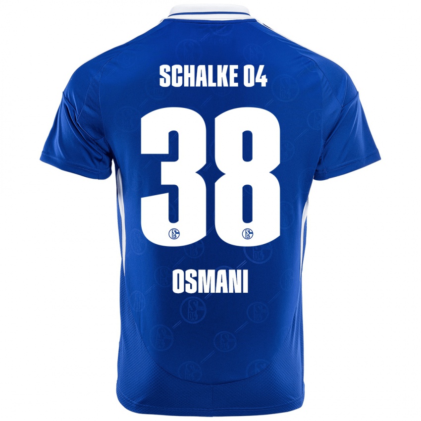 Børn Tristan Osmani #38 Kongeblå Hjemmebane Spillertrøjer 2024/25 Trøje T-Shirt