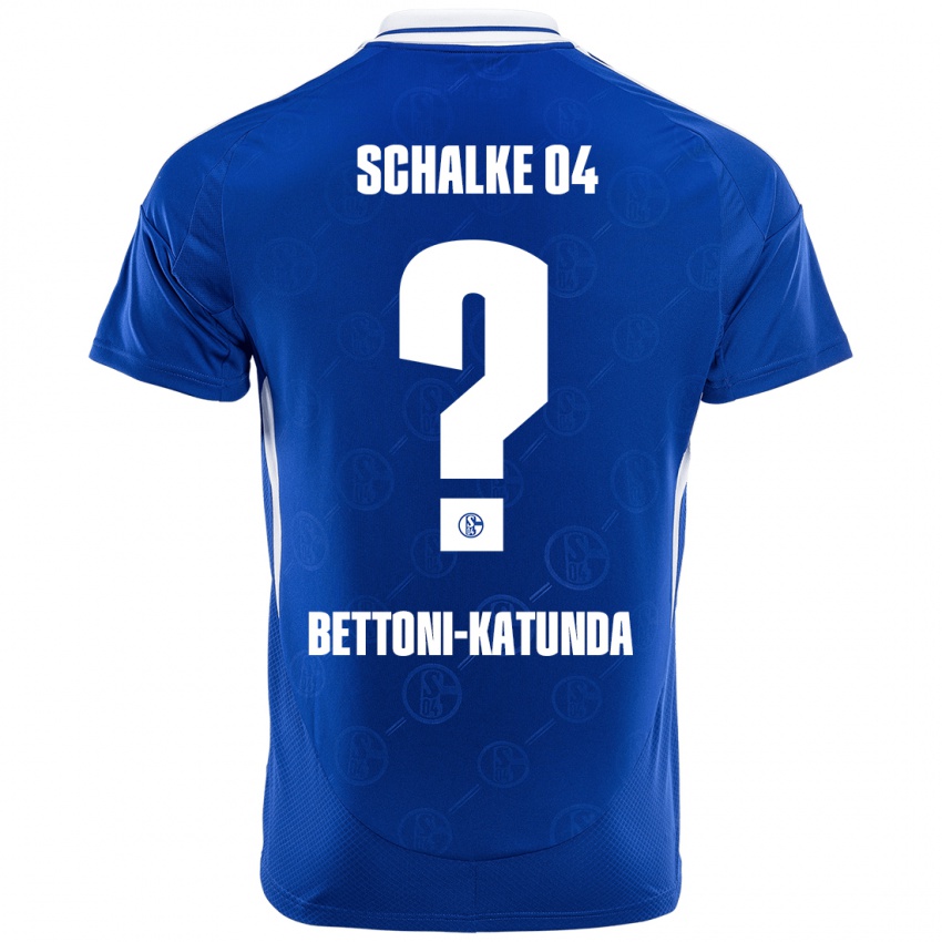 Børn Claudio Bettoni-Katunda #0 Kongeblå Hjemmebane Spillertrøjer 2024/25 Trøje T-Shirt