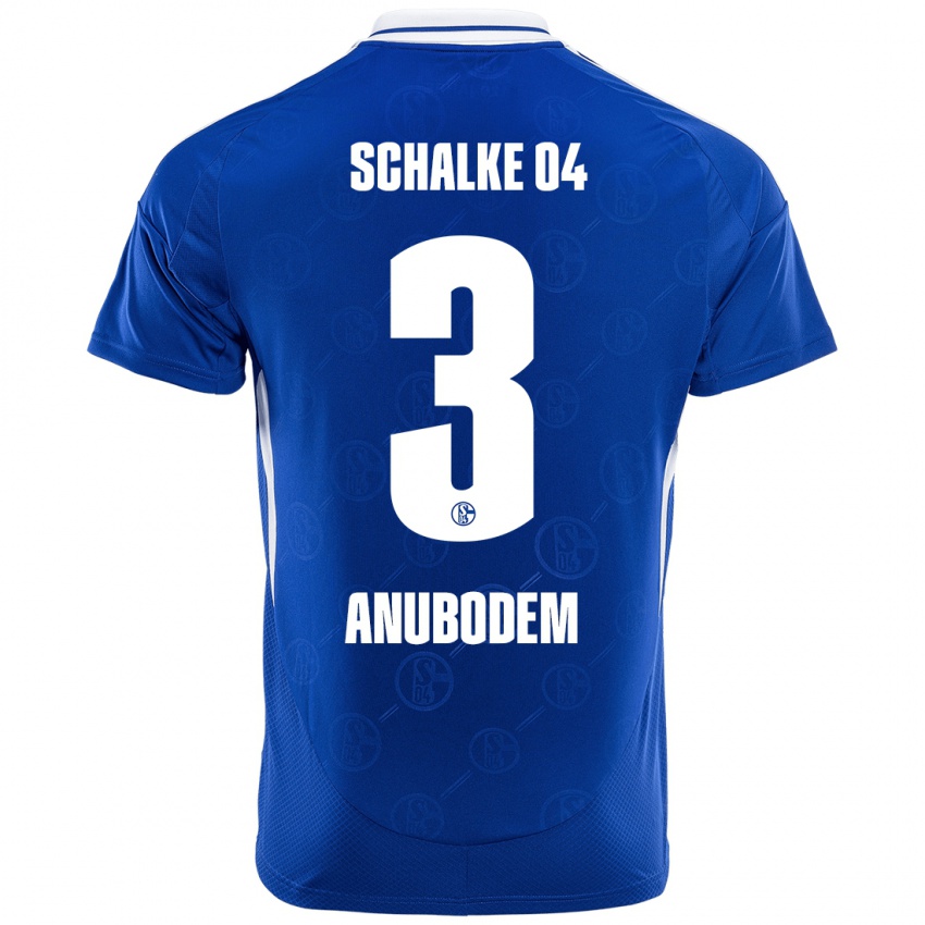 Børn Ngufor Anubodem #3 Kongeblå Hjemmebane Spillertrøjer 2024/25 Trøje T-Shirt