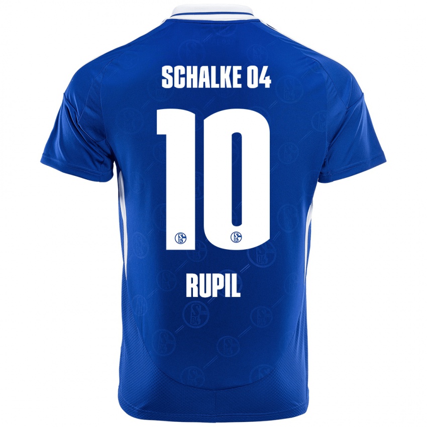 Børn Timothé Rupil #10 Kongeblå Hjemmebane Spillertrøjer 2024/25 Trøje T-Shirt