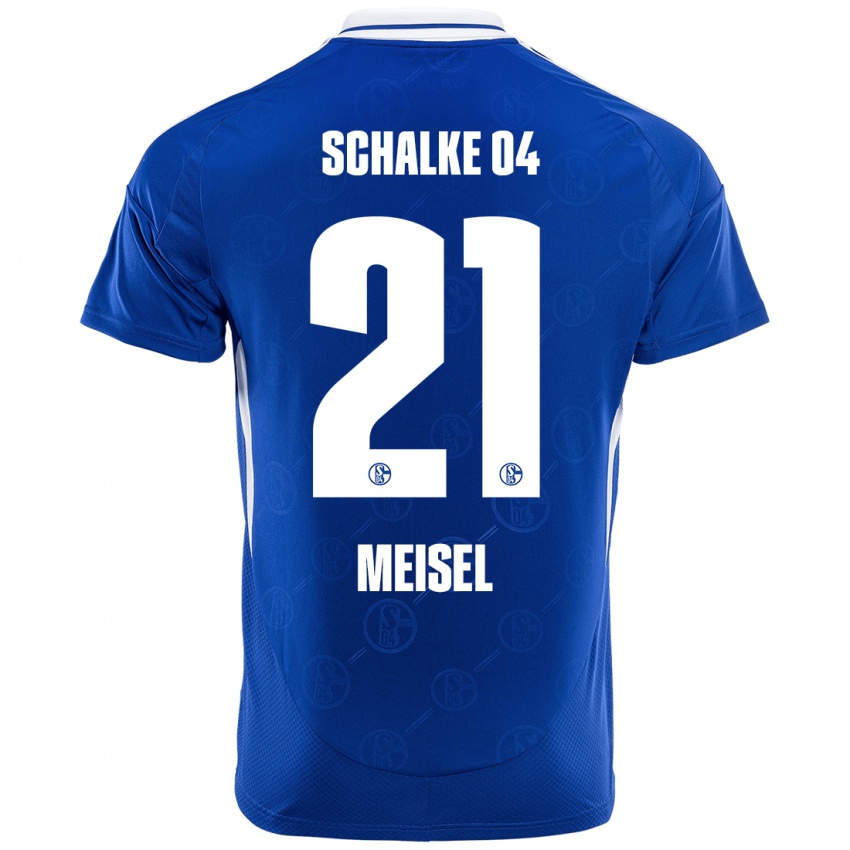 Børn Kelsey Meisel #21 Kongeblå Hjemmebane Spillertrøjer 2024/25 Trøje T-Shirt