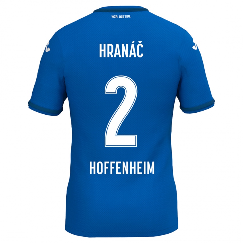 Børn Robin Hranac #2 Kongeblå Hjemmebane Spillertrøjer 2024/25 Trøje T-Shirt