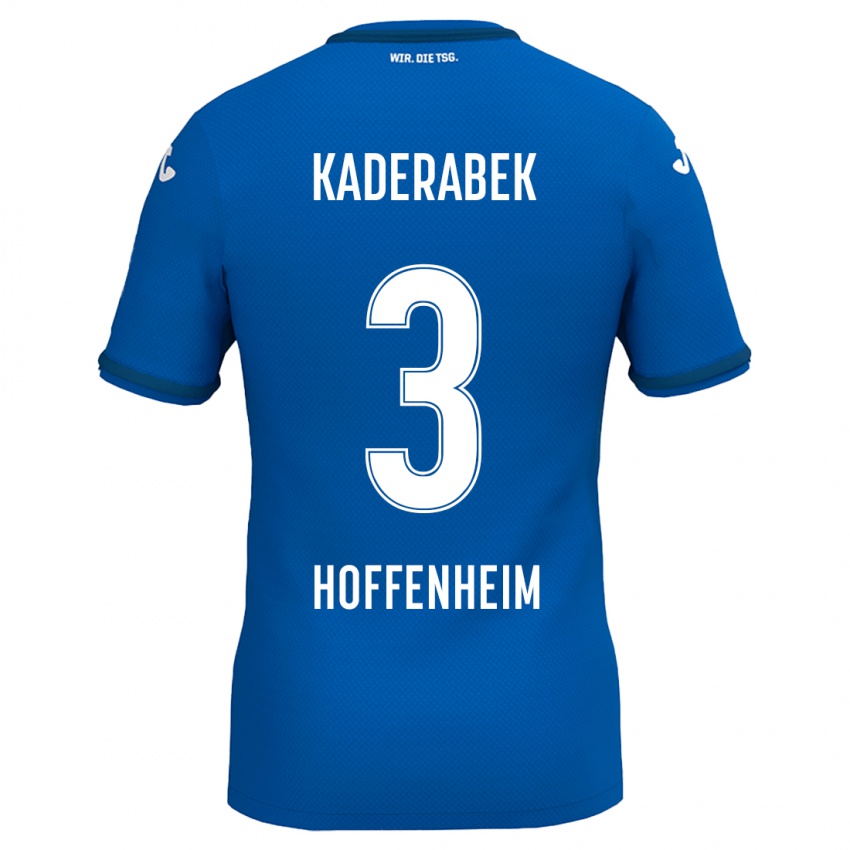 Børn Pavel Kaderabek #3 Kongeblå Hjemmebane Spillertrøjer 2024/25 Trøje T-Shirt