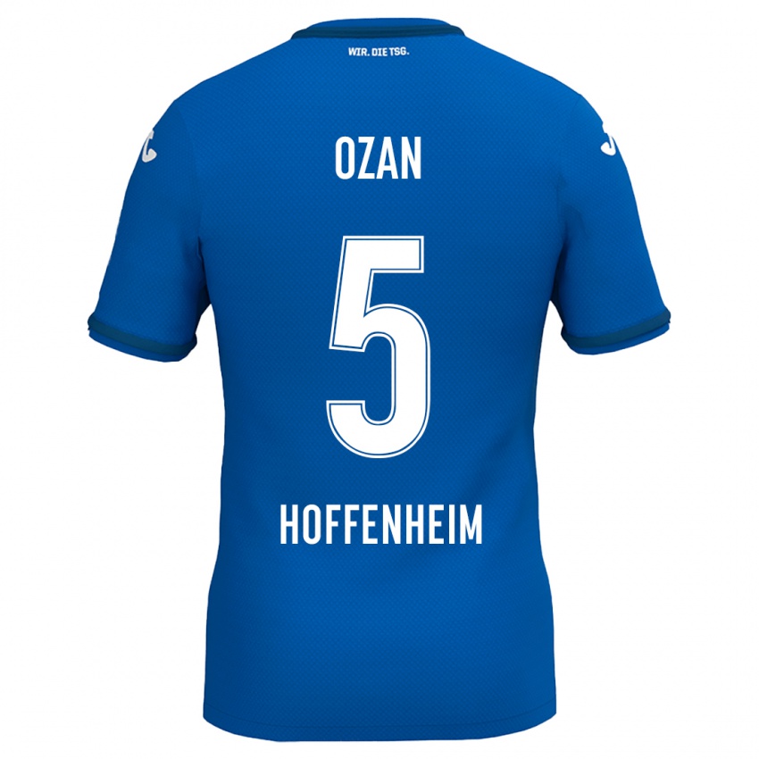 Børn Ozan Kabak #5 Kongeblå Hjemmebane Spillertrøjer 2024/25 Trøje T-Shirt