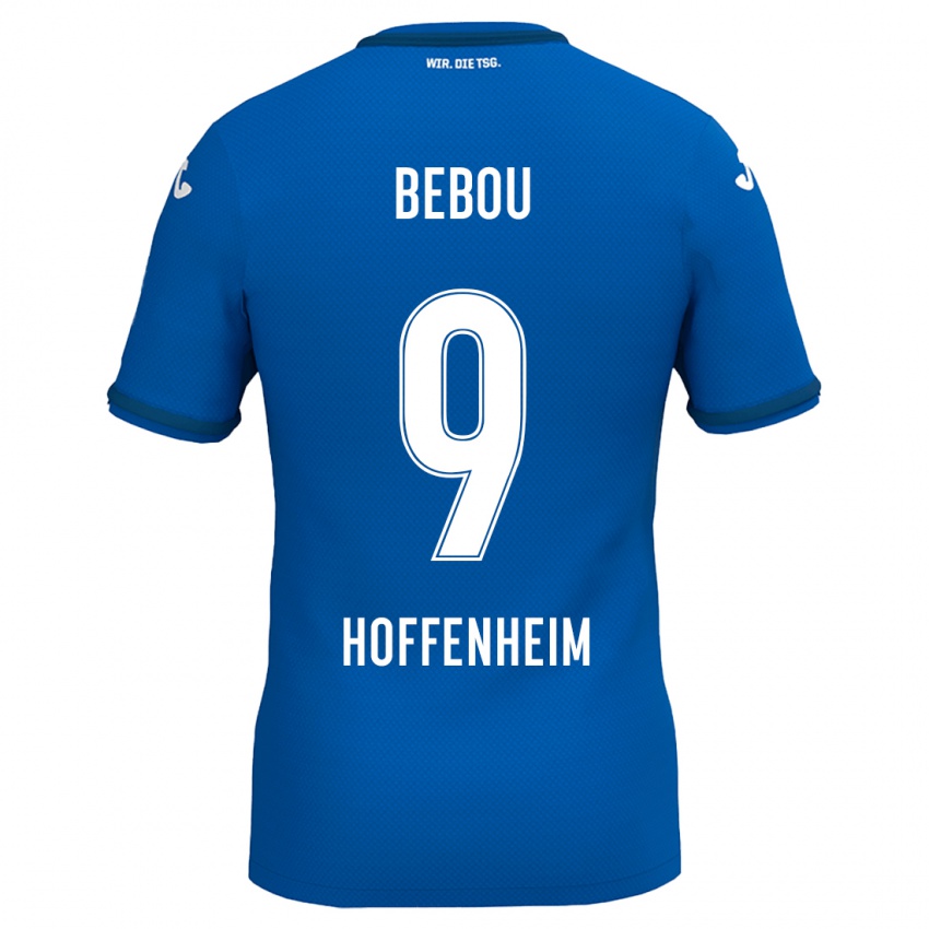 Børn Ihlas Bebou #9 Kongeblå Hjemmebane Spillertrøjer 2024/25 Trøje T-Shirt