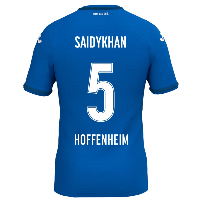 Børn Ibrahim Saidykhan #5 Kongeblå Hjemmebane Spillertrøjer 2024/25 Trøje T-Shirt