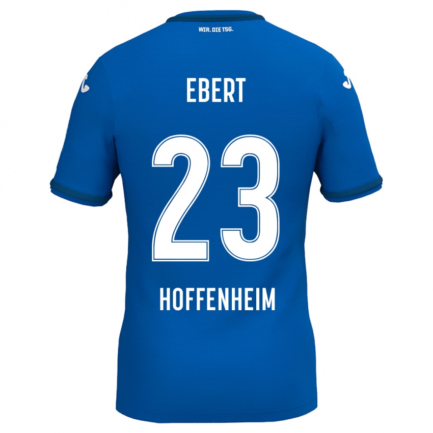 Børn Darijo Ebert #23 Kongeblå Hjemmebane Spillertrøjer 2024/25 Trøje T-Shirt