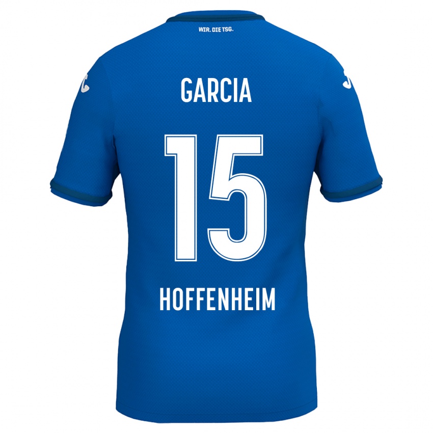 Børn Marta Cazalla Garcia #15 Kongeblå Hjemmebane Spillertrøjer 2024/25 Trøje T-Shirt