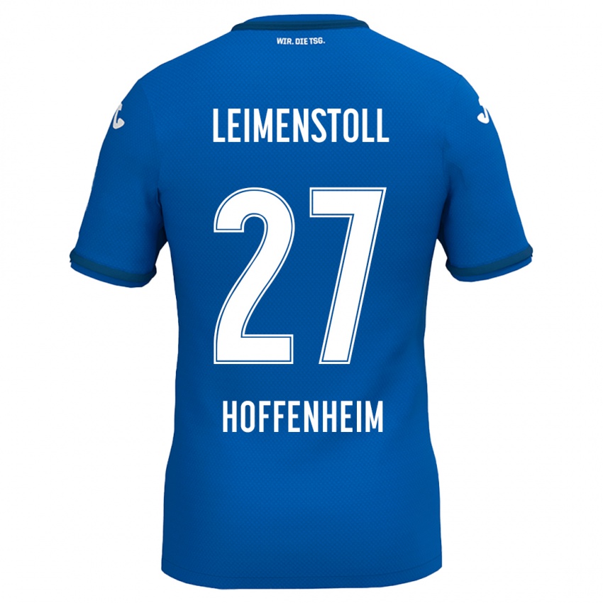 Børn Vanessa Leimenstoll #27 Kongeblå Hjemmebane Spillertrøjer 2024/25 Trøje T-Shirt