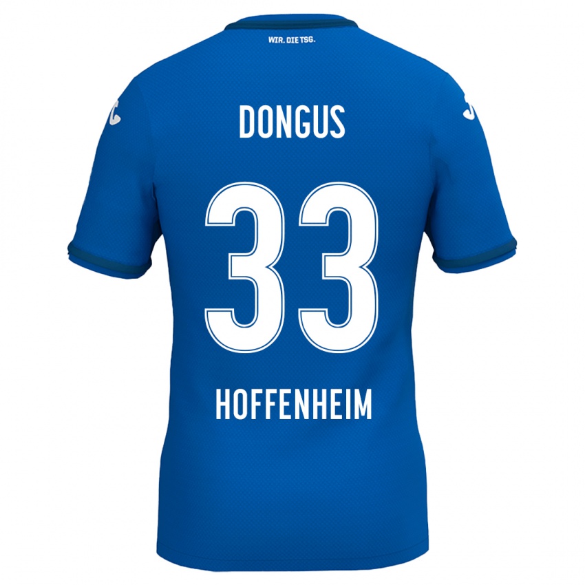 Børn Fabienne Dongus #33 Kongeblå Hjemmebane Spillertrøjer 2024/25 Trøje T-Shirt