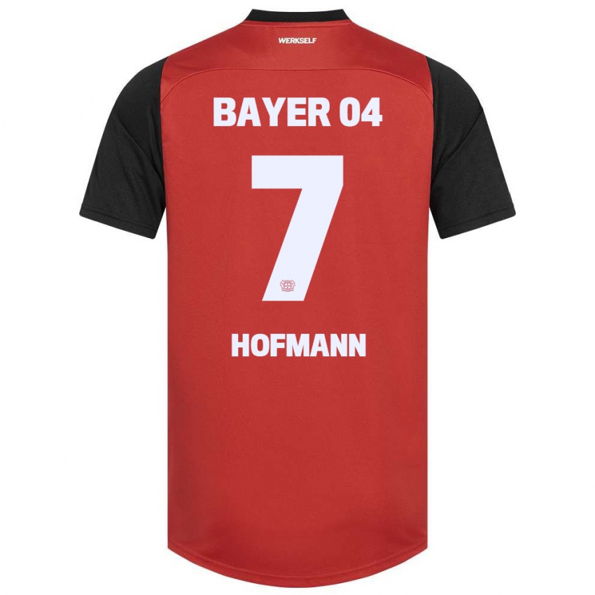 Børn Jonas Hofmann #7 Rød Sort Hjemmebane Spillertrøjer 2024/25 Trøje T-Shirt