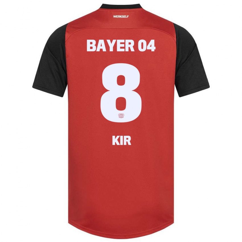 Børn Burak Kir #8 Rød Sort Hjemmebane Spillertrøjer 2024/25 Trøje T-Shirt