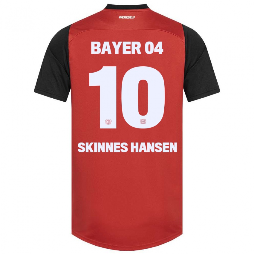 Børn Synne Skinnes Hansen #10 Rød Sort Hjemmebane Spillertrøjer 2024/25 Trøje T-Shirt