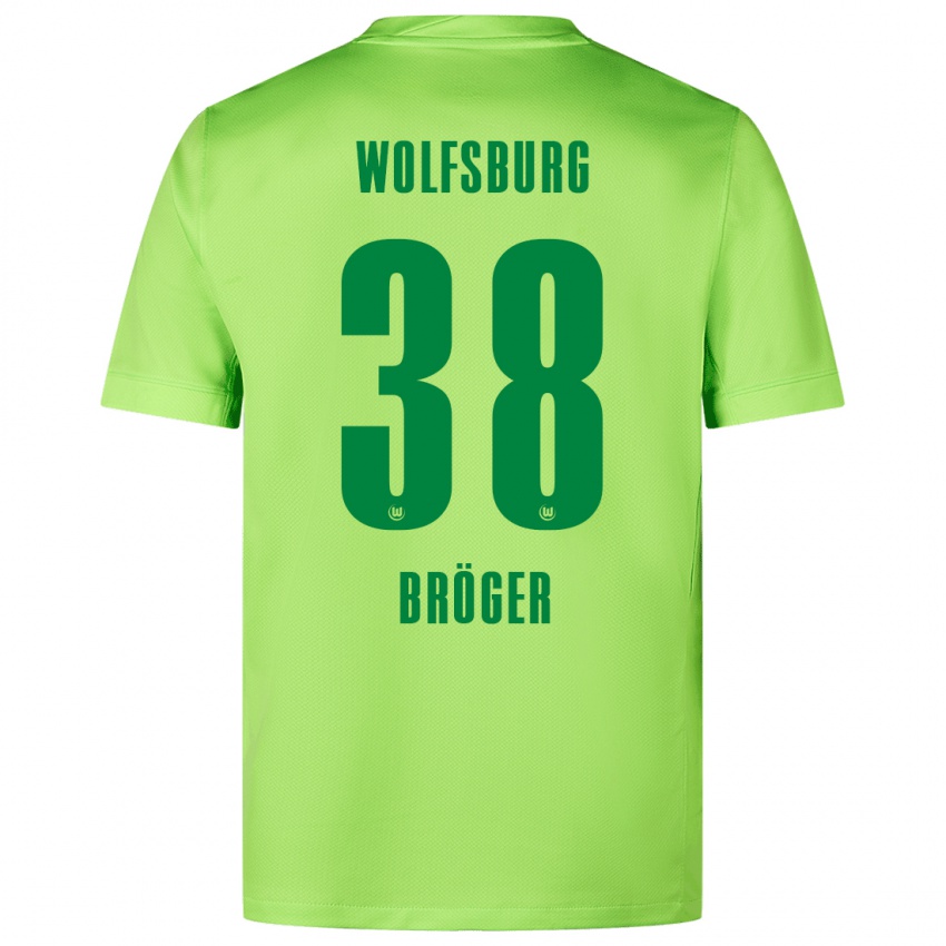 Børn Bennit Bröger #38 Fluorescerende Grøn Hjemmebane Spillertrøjer 2024/25 Trøje T-Shirt