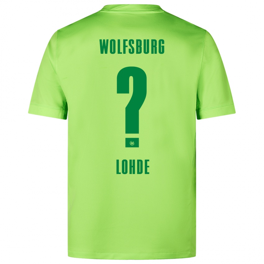 Børn Sven Lohde #0 Fluorescerende Grøn Hjemmebane Spillertrøjer 2024/25 Trøje T-Shirt