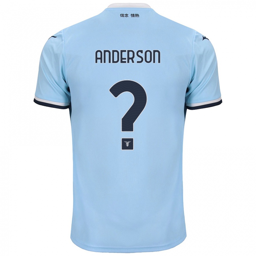 Børn André Anderson #0 Blå Hjemmebane Spillertrøjer 2024/25 Trøje T-Shirt