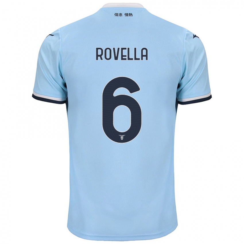 Børn Nicolo Rovella #6 Blå Hjemmebane Spillertrøjer 2024/25 Trøje T-Shirt