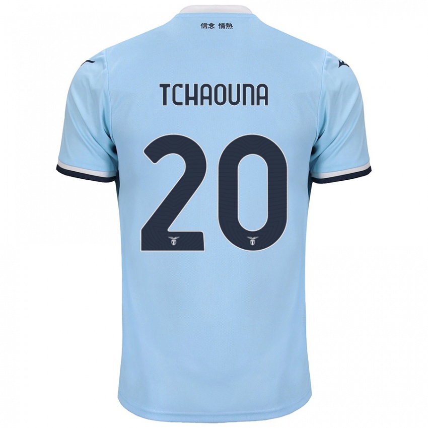 Børn Loum Tchaouna #20 Blå Hjemmebane Spillertrøjer 2024/25 Trøje T-Shirt