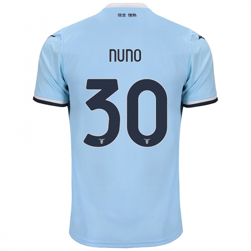 Børn Nuno Tavares #30 Blå Hjemmebane Spillertrøjer 2024/25 Trøje T-Shirt