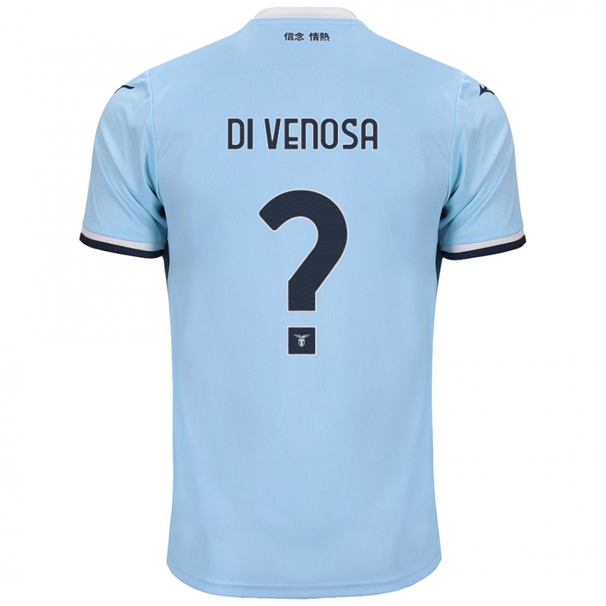 Børn Rocco Di Venosa #0 Blå Hjemmebane Spillertrøjer 2024/25 Trøje T-Shirt